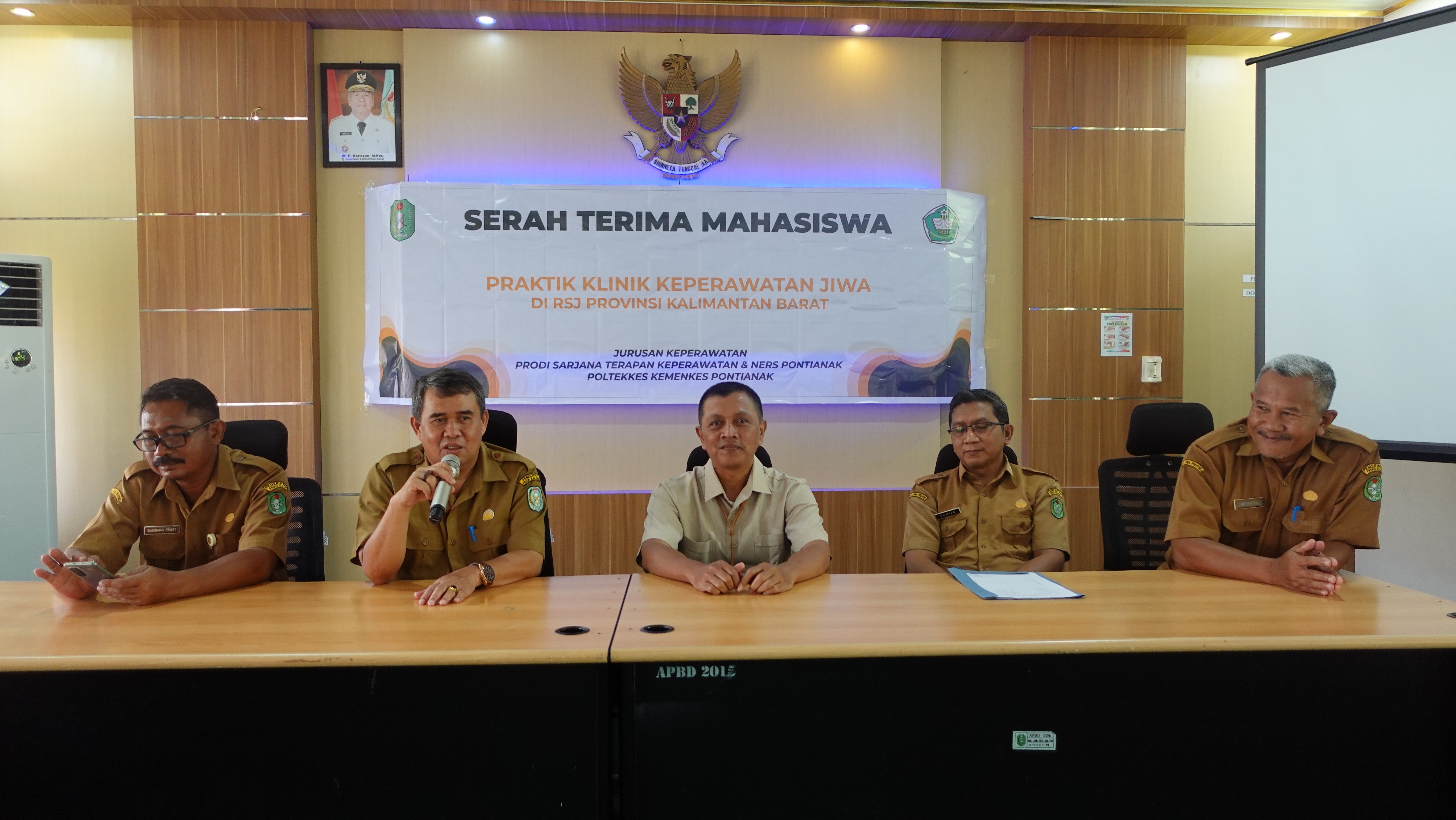 Pembukaan Kegiatan Praktik Klinik Keperawatan Jiwa Mahasiswa Jurusan Keperawatan Prodi Sarjana Terapan Keperawatan dan Ners Poltekkes Kemenkes Pontianak di Rumah Sakit Jiwa Provinsi Kalimantan Barat