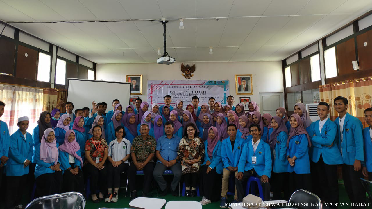 Study Tour HIMAPSi Mahasiswa Psikologi Islam IAIN Pontianak Ke Rumah Sakit Jiwa Provinsi Kalimantan Barat