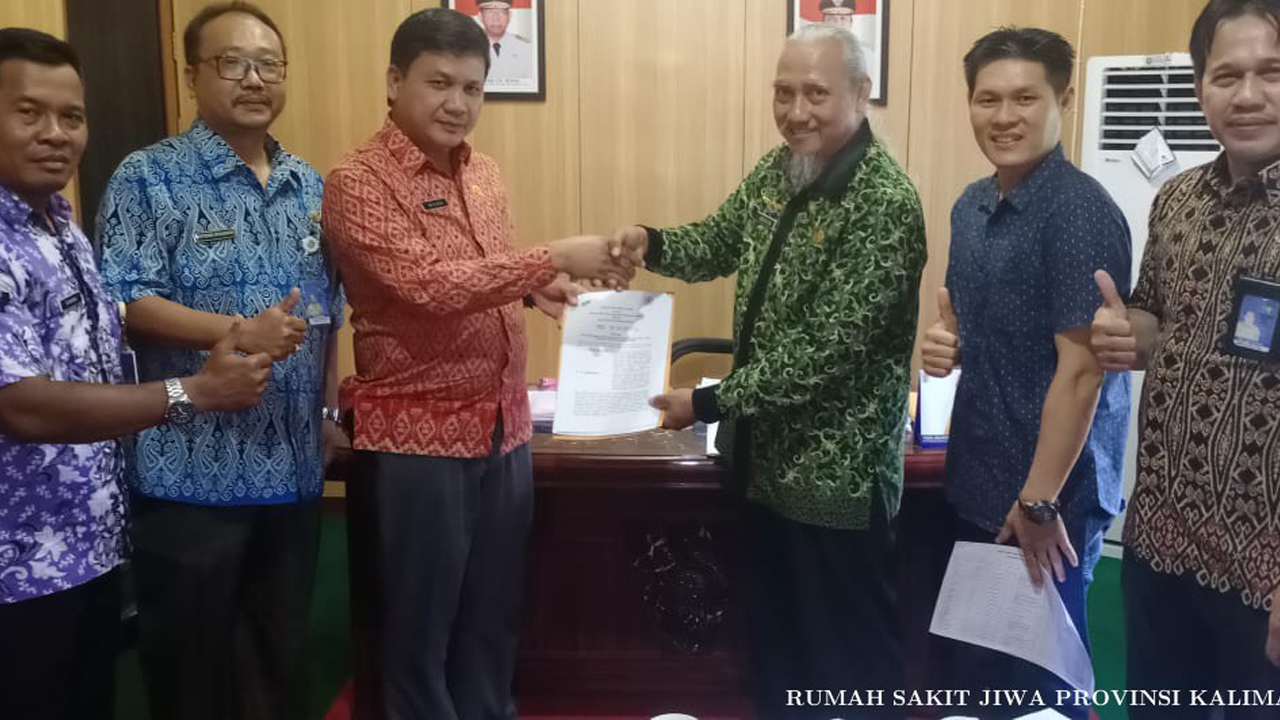 Penandatanganan Perjanjian Kerjasama Antar Rumah Sakit Jiwa Provinsi Kalimantan Barat dan Dinsos Sintang